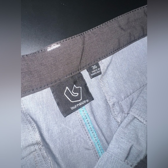 Burnside Men’s Land & Sea Shorts in Gray Size 36 NWOT - Picture 4 of 5
